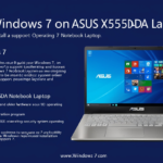 Install Windows 7 on Asus x555da Notebook Laptop