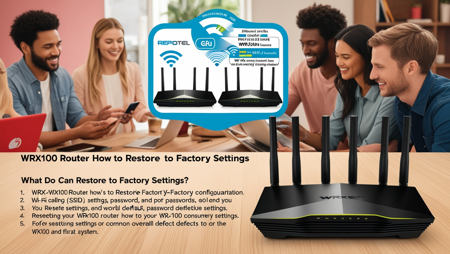 WRX100 Router How to Restore to Factory Settings