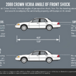 2008 Crown Victoria angle of front shock