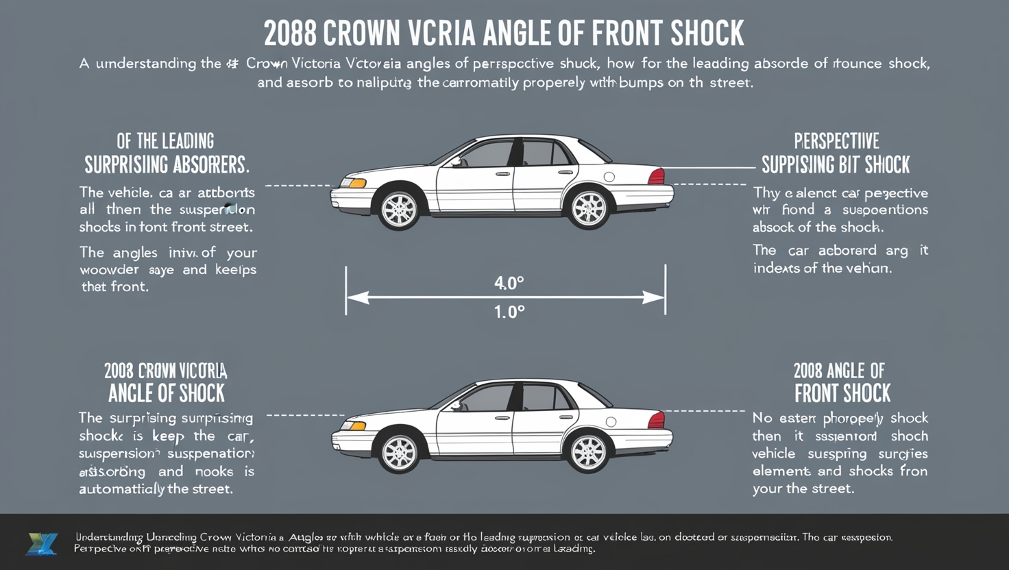 2008 Crown Victoria angle of front shock