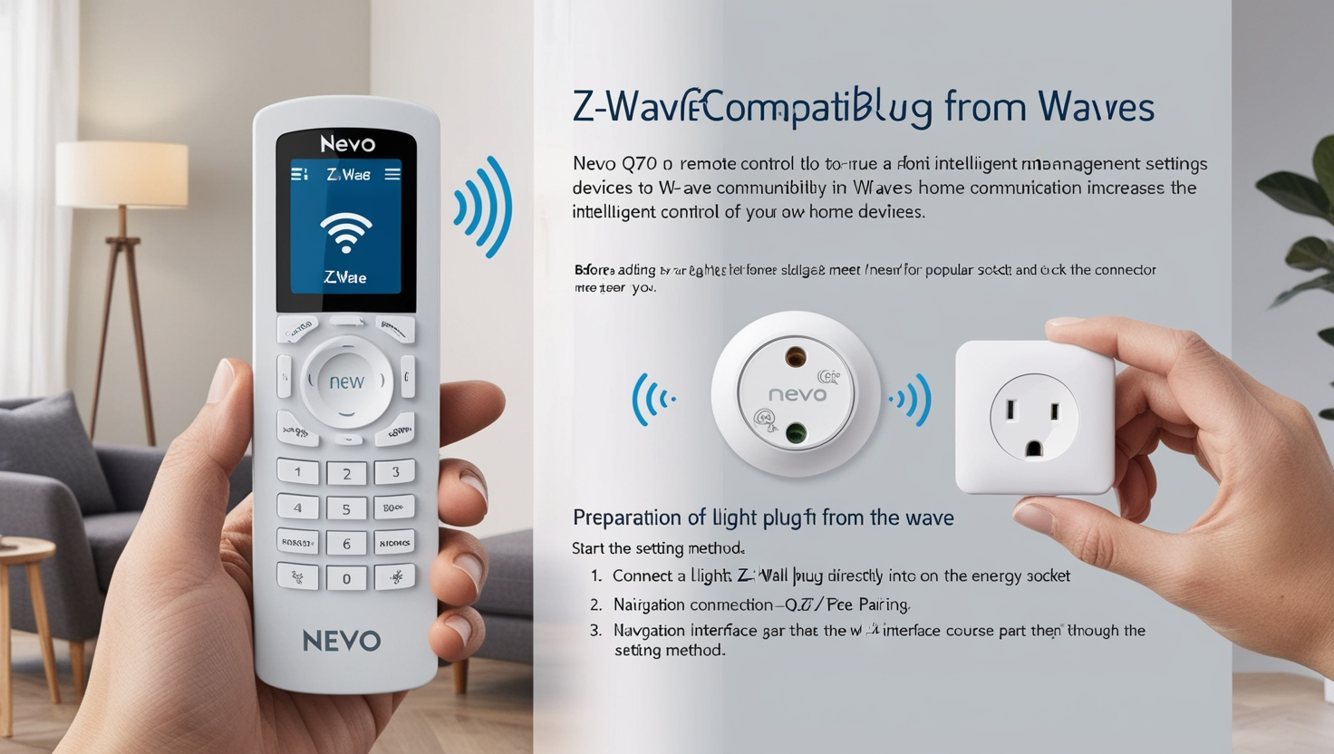 How to add z-wave light plug nevo q70​