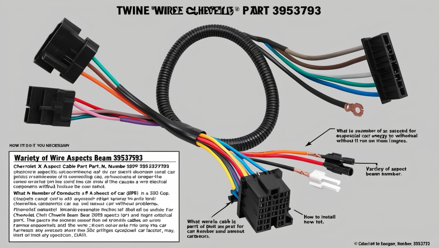 Wire Harness Part Number 3953793