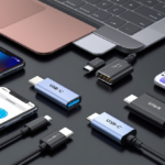 USB C to USB and USB C Adapter