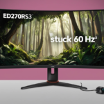 Why is my ED270Rs3 stuck at 60 Hz